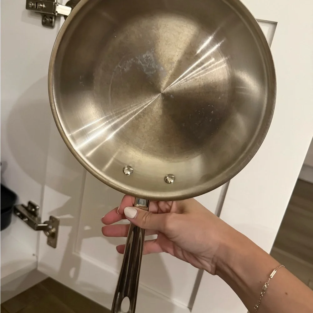 All Clad D3 stainless everyday 3-ply bonded cookware set with stainless lids